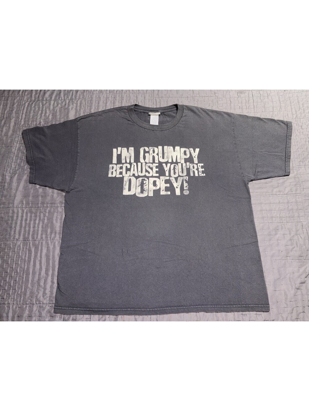 Walt Disney world I'm Grumpy Because You're Dopey T Shirt Mens 1XL 7 Dwarves
